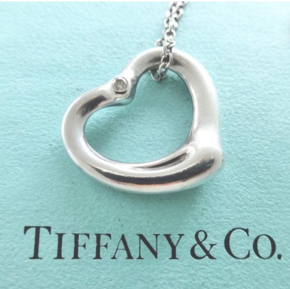 ⚜ Tiffany & Co. Elsa Peretti Open Heart Necklace ⚜